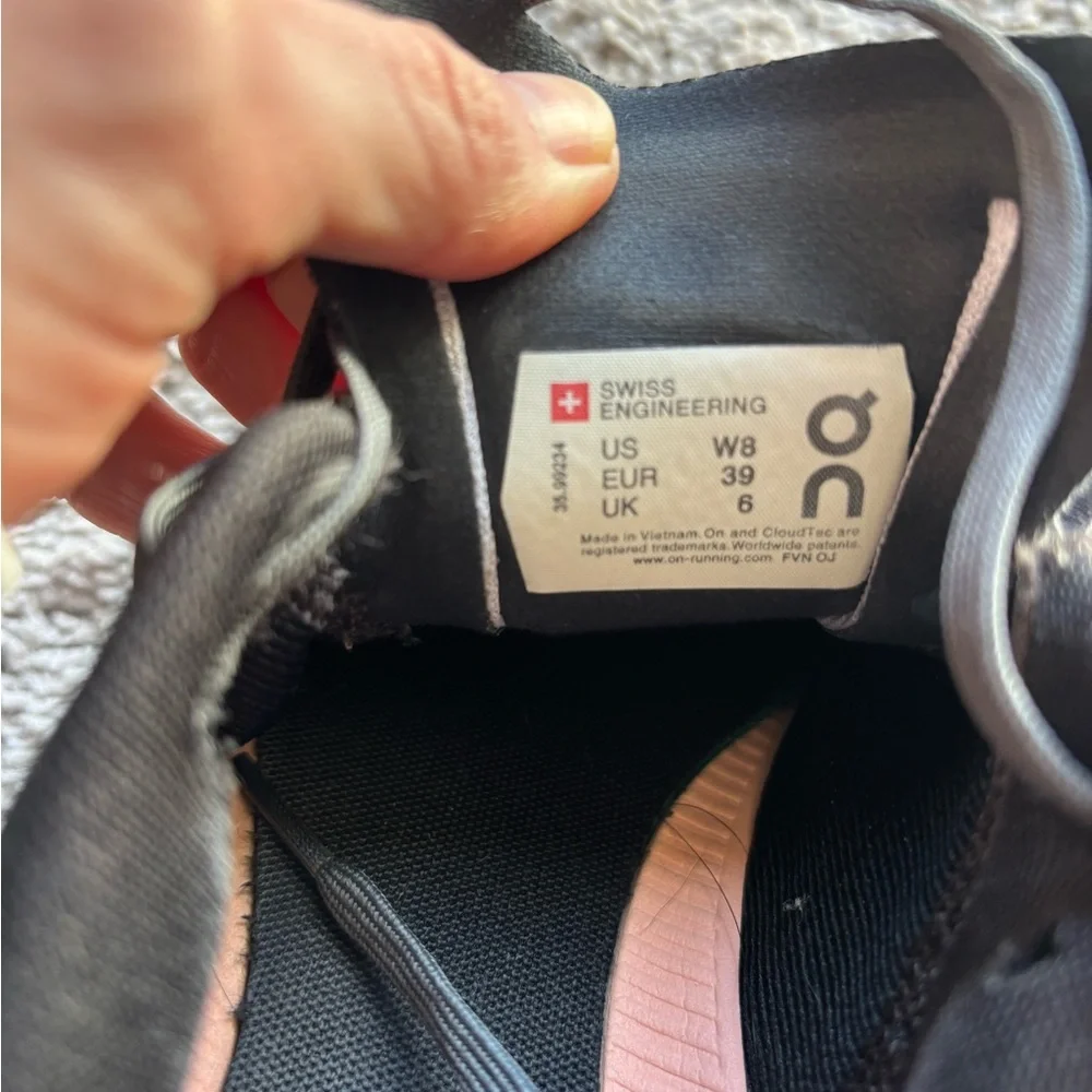 On Running Women's Black and Gray Athletic Shoes - Picture 5 of 5